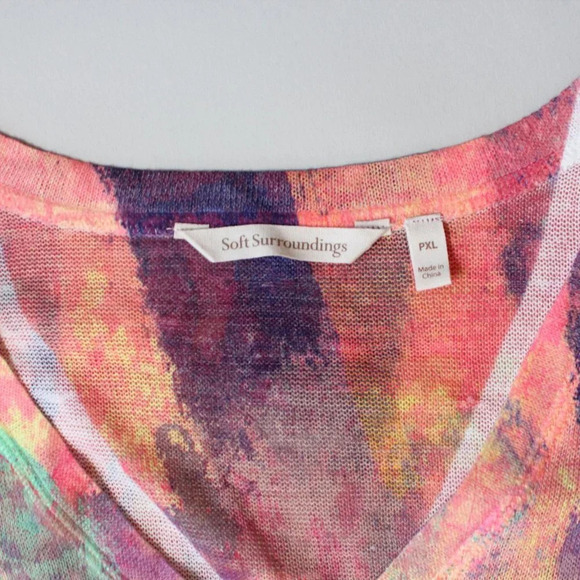 SOFT SURROUNDINGS Multicolor Abstract Sweater - Picture 2 of 4